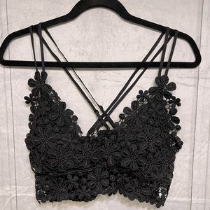 Anemone black bralette size L